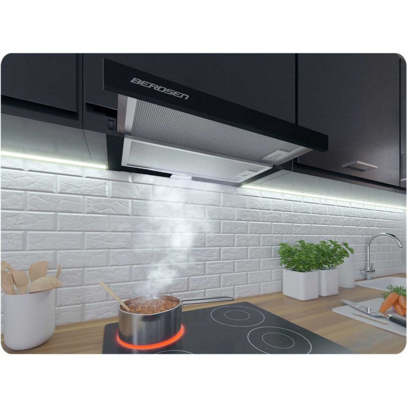 Teleskopinis gartraukis 50cm juodas BT-234