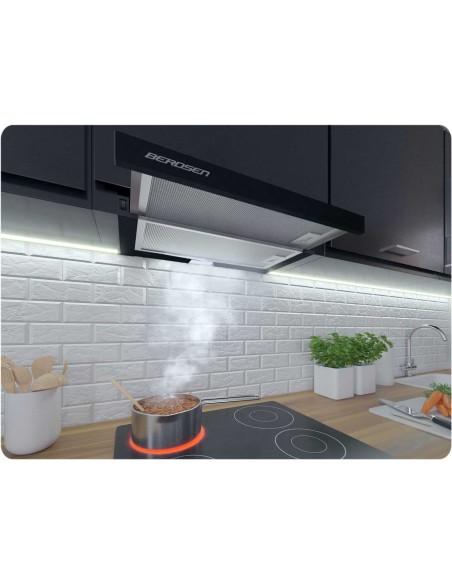 Teleskopinis gartraukis 50cm juodas BT-234