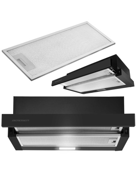 Teleskopinis gartraukis 50cm juodas BT-234