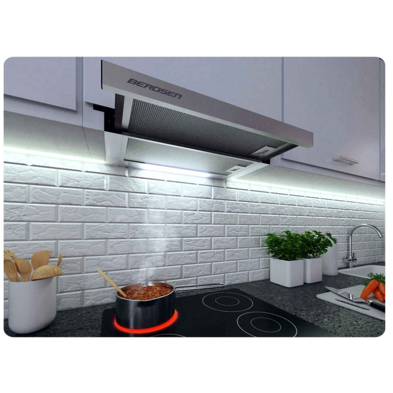 Teleskopinis gartraukis 50cm Inox BT-233