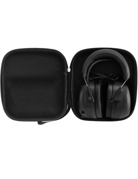 Ausinės, izoliuojančios garsą, aktyvūs apsauginiai trukdžiai su AUX MP3 Bluetooth radiju - juodos spalvos Ausinės, izoliuojančios garsą, aktyvūs apsauginiai trukdžiai su AUX MP3 Bluetooth radiju - juodos spalvos