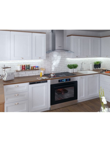 Dūmtraukis gartraukis 90 cm Berdsen BT-223 INOX Dūmtraukis gartraukis 90 cm Berdsen BT-223 INOX
