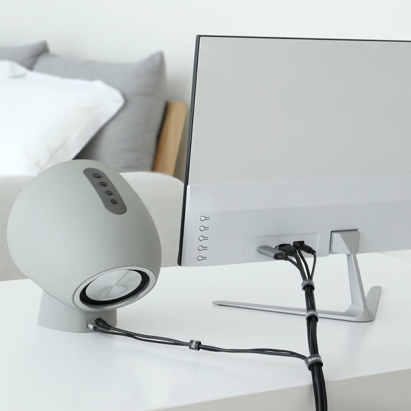 Kabelių tvarkyklė velcro juosta 3m juoda