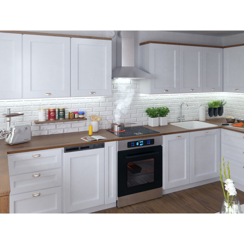 Dūmtraukis gartraukis 60 cm Berdsen BT-213 INOX