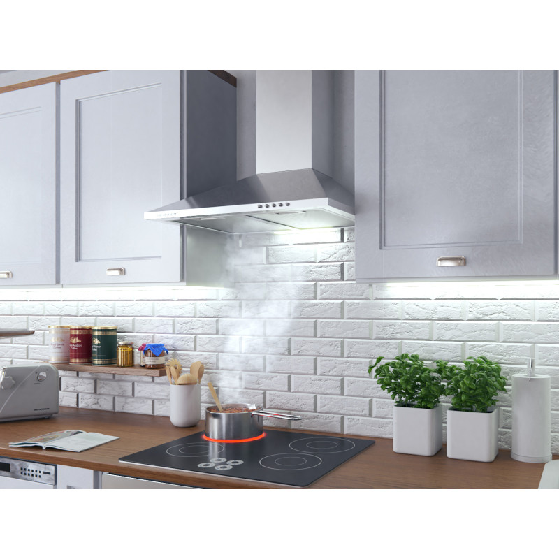 Dūmtraukis gartraukis 60 cm Berdsen BT-213 INOX