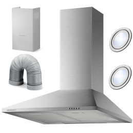 Dūmtraukis gartraukis 60 cm Berdsen BT-213 INOX