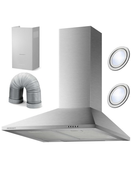 Dūmtraukis gartraukis 60 cm Berdsen BT-213 INOX