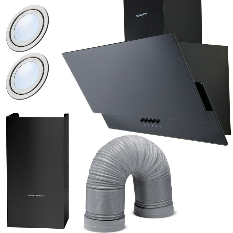 Berdsen BT-211 kamino gaubtas 60 cm juodas