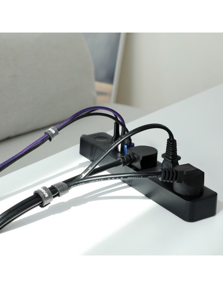 Kabelių tvarkyklė velcro juosta 3m juoda