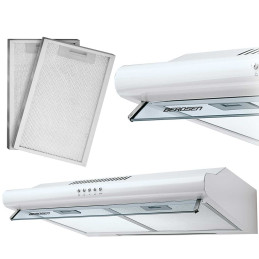 Po spintele gartraukis - absorberis 60 cm Berdsen BE-10-A baltas