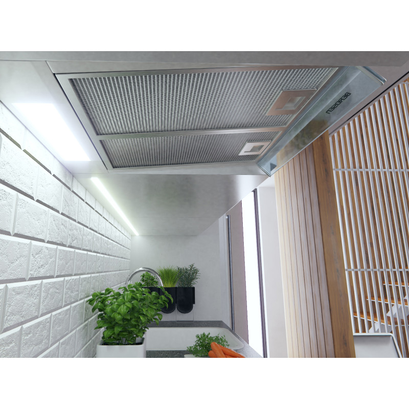 Po spintele gartraukis - absorberis 50 cm Berdsen BE-10-A baltas