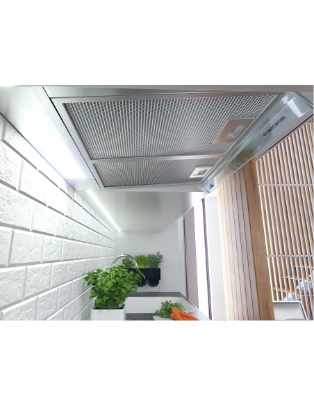 Po spintele esantis gartraukis - absorberis 50 cm Berdsen BE-10-A INOX Po spintele esantis gartraukis - absorberis 50 cm Berdsen BE-10-A INOX