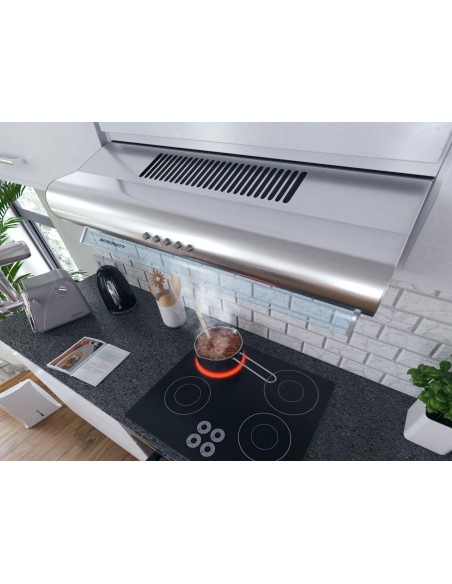Po spintele esantis gartraukis - absorberis 50 cm Berdsen BE-10-A INOX Po spintele esantis gartraukis - absorberis 50 cm Berdsen BE-10-A INOX
