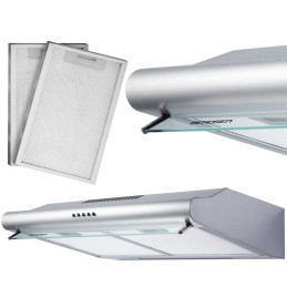 Po spintele esantis gartraukis - absorberis 50 cm Berdsen BE-10-A INOX