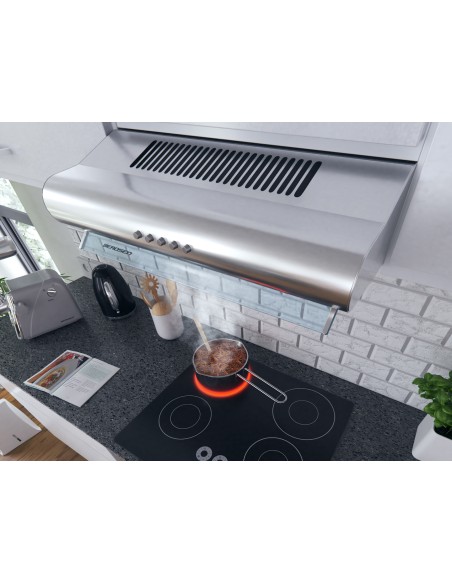 Po spintele esantis gartraukis - absorberis 50 cm Berdsen BE-10-A INOX Po spintele esantis gartraukis - absorberis 50 cm Berdsen BE-10-A INOX