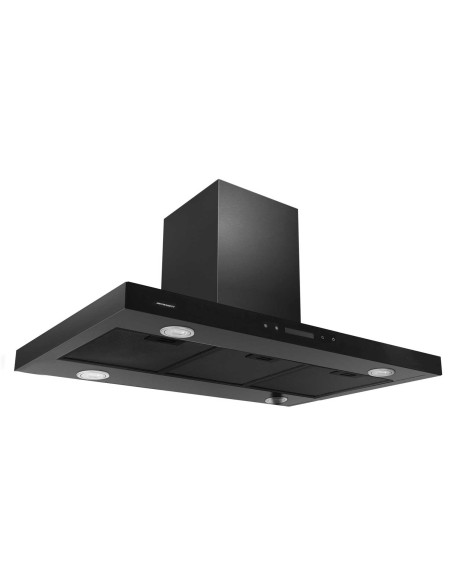Virtuvės gartraukis 90 cm Black Berdsen BE-90E Virtuvės gartraukis 90 cm Black Berdsen BE-90E