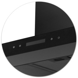 Virtuvės gartraukis 90 cm Black Berdsen BE-90E