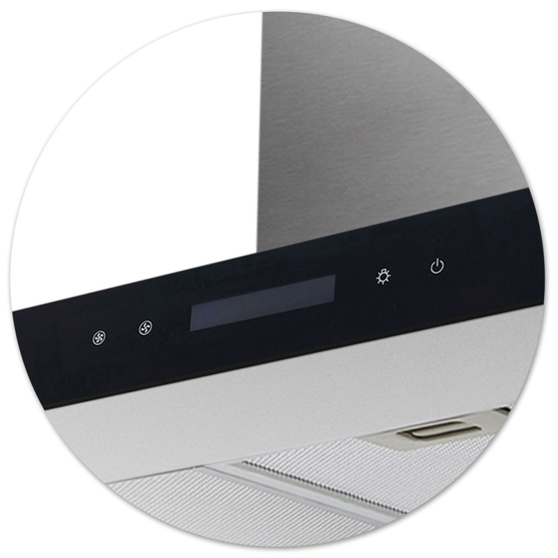 Virtuvės gartraukis 90 cm Inox Berdsen BE-90S