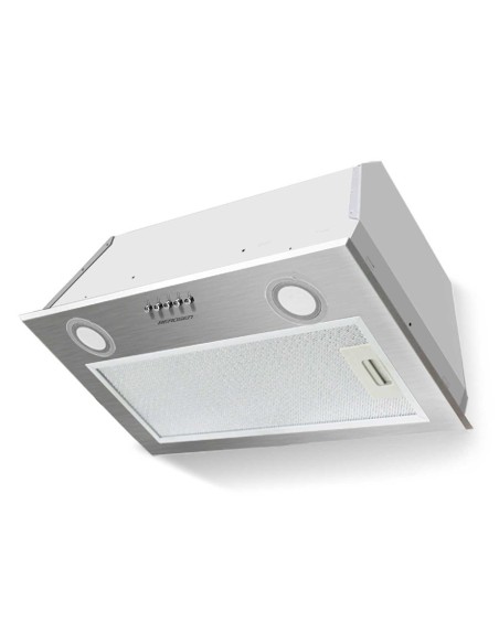 Po spintele esantis gartraukis 60 cm Inox BE-50