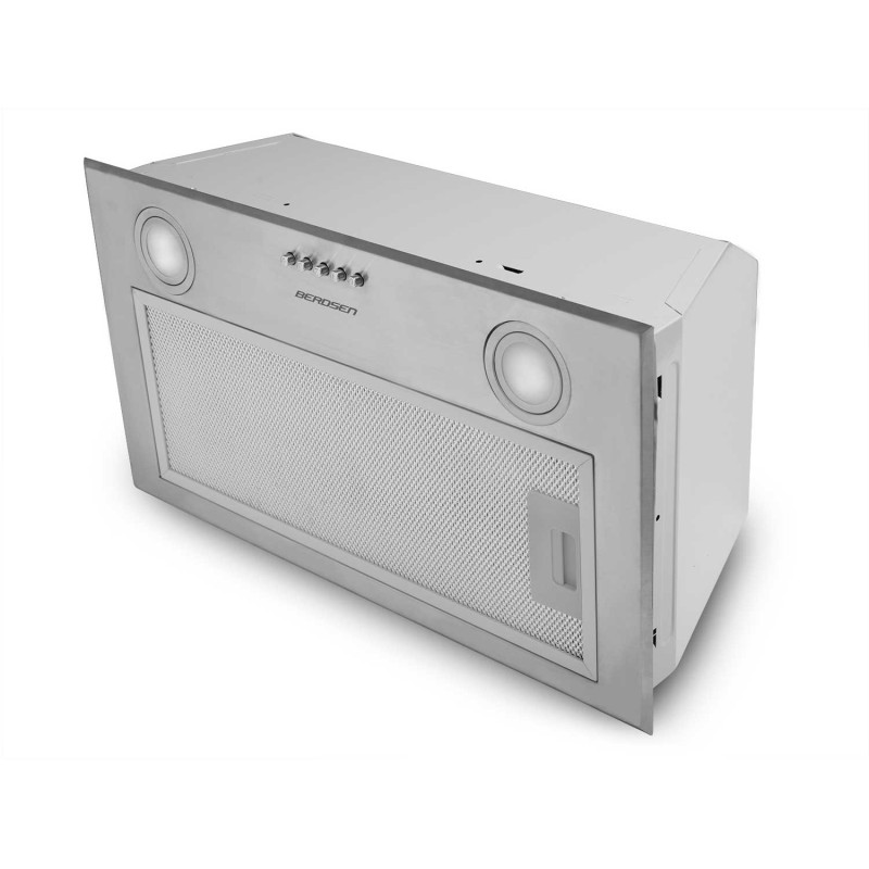 Po spintele esantis gartraukis 60 cm Inox BE-50