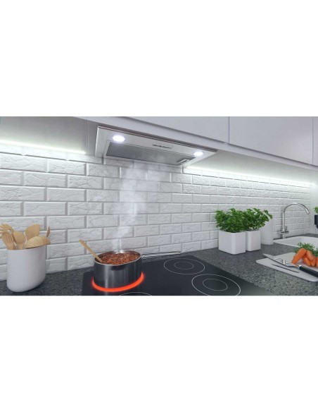 Po spintele esantis gartraukis 60 cm Inox BE-50