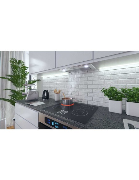 Po spintele esantis gartraukis 60 cm Inox BE-50