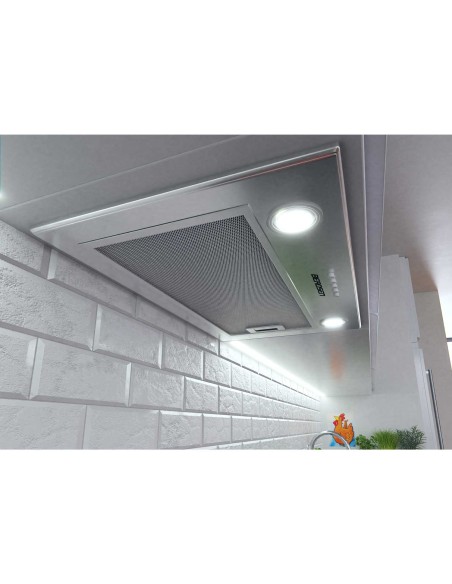 Po spintele esantis gartraukis 60 cm Inox BE-50