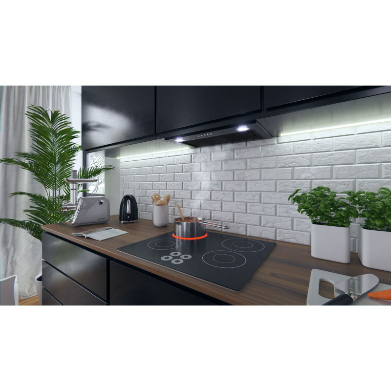 Po spintele gartraukis 60 cm juodas BE-50