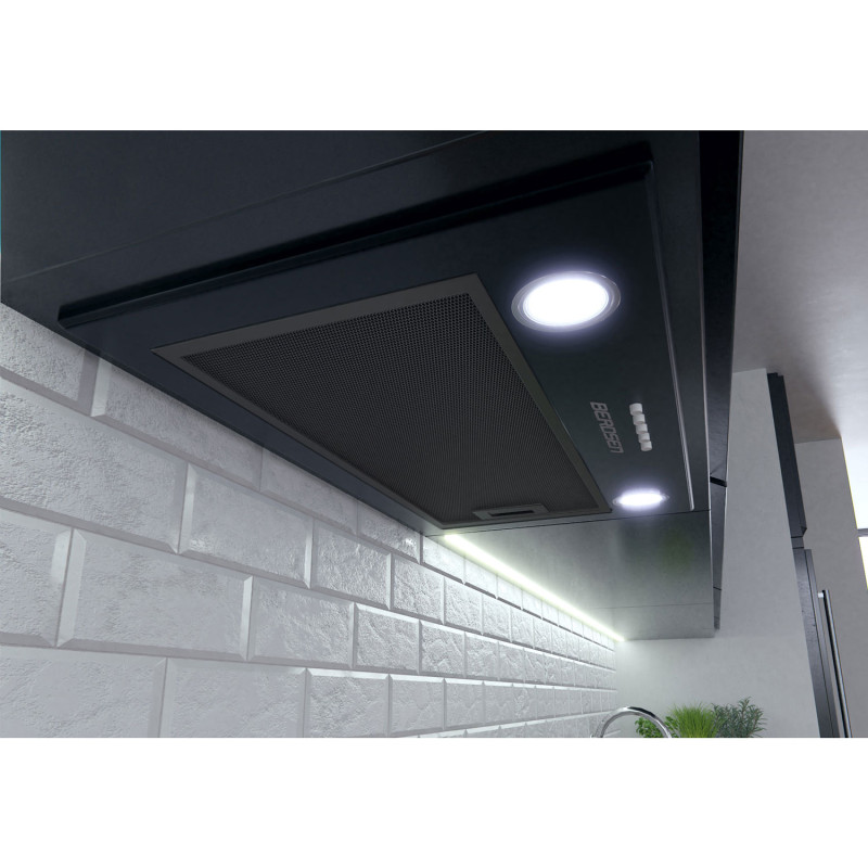 Po spintele gartraukis 60 cm juodas BE-50