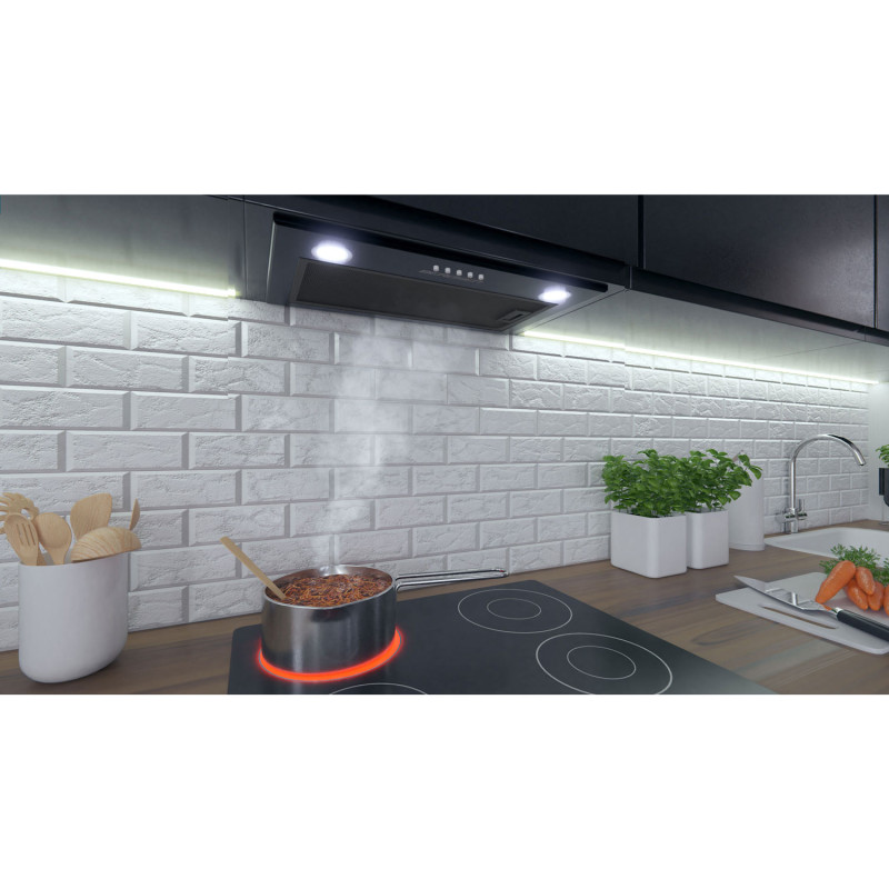 Po spintele gartraukis 60 cm juodas BE-50