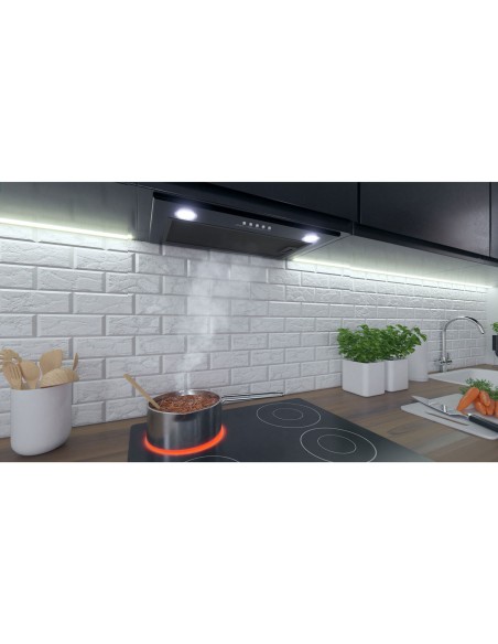 Po spintele gartraukis 60 cm juodas BE-50