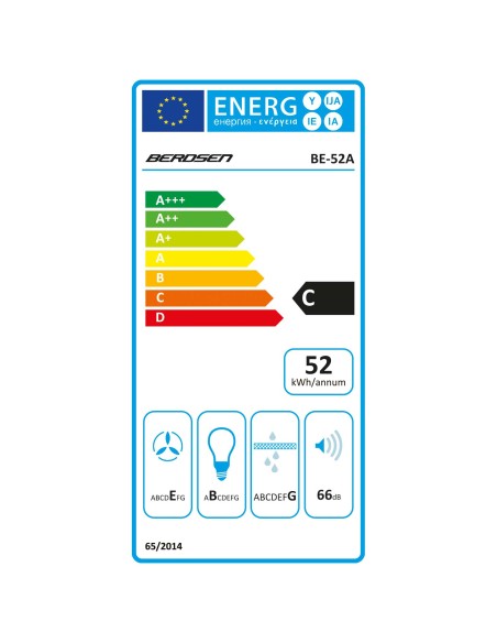 Po spintele gartraukis 52cm baltas BE-52A