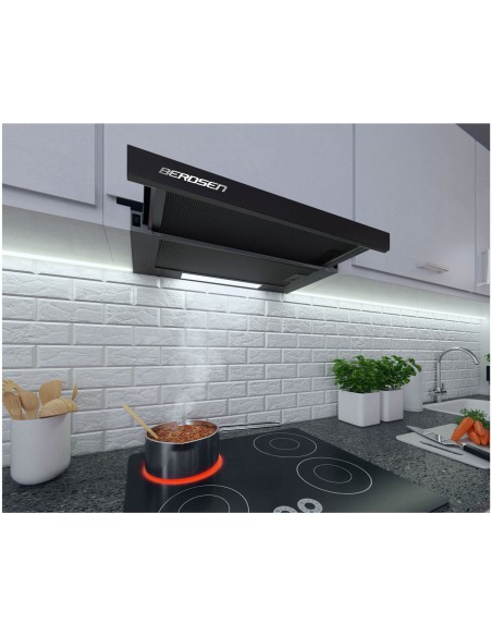 Po spintele esantis gartraukis - 60 cm Berdsen BE-60-LW juodas