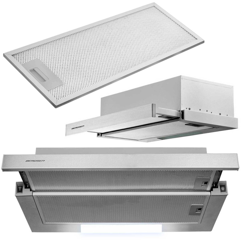 Berdsen BE-60-LW teleskopinis gartraukis 60 cm INOX Berdsen BE-60-LW teleskopinis gartraukis 60 cm INOX
