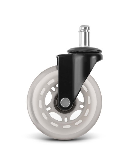 Skaidrūs guminiai ratukai foteliams Sofotel 5 vnt. Skaidrūs guminiai ratukai foteliams Sofotel 5 vnt.