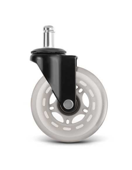 Skaidrūs guminiai ratukai foteliams Sofotel 5 vnt. Skaidrūs guminiai ratukai foteliams Sofotel 5 vnt.