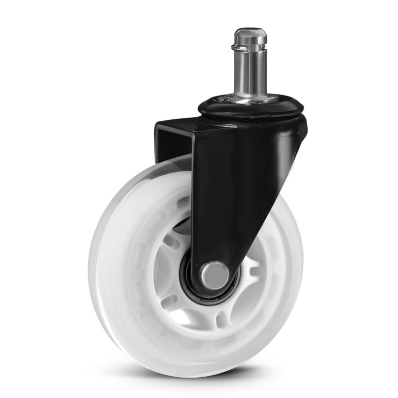 Skaidrūs guminiai ratukai foteliams Sofotel 5 vnt.