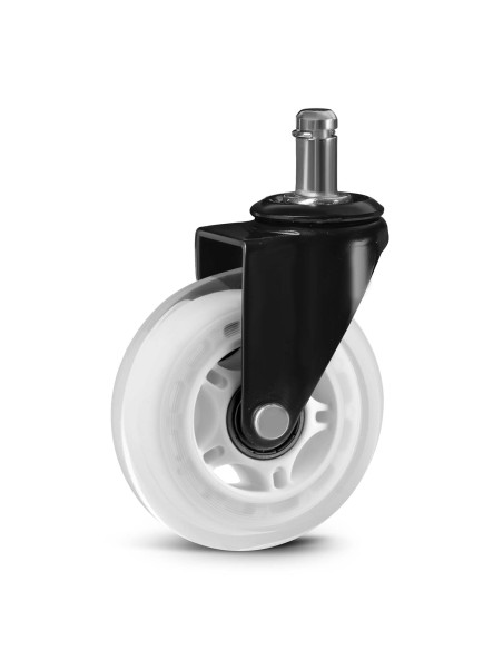 Skaidrūs guminiai ratukai foteliams Sofotel 5 vnt. Skaidrūs guminiai ratukai foteliams Sofotel 5 vnt.