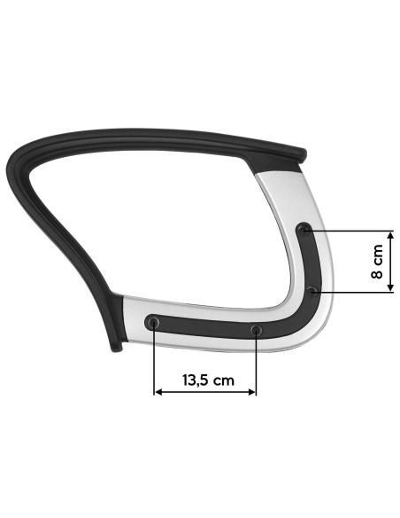 Juodi porankiai EG-228 kėdei Juodi porankiai EG-228 kėdei