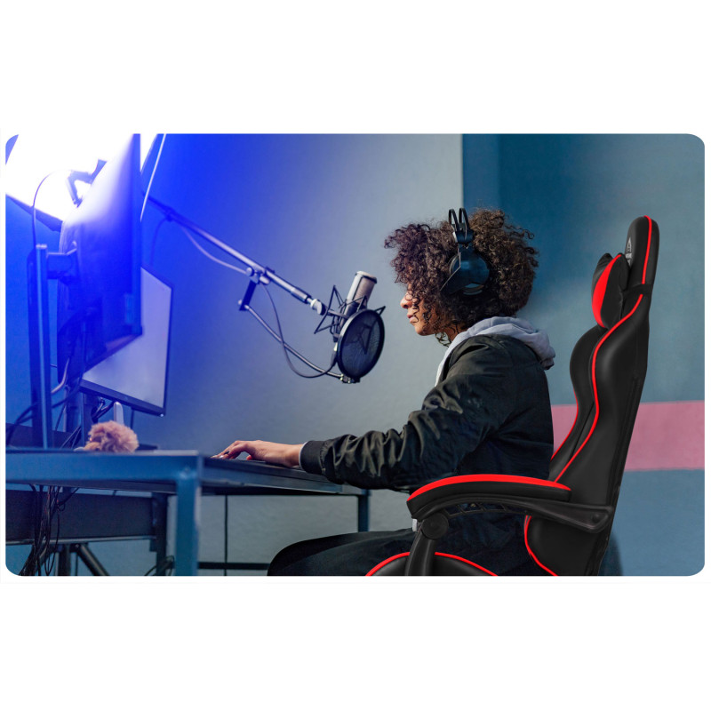 Porankiai foteliui Cerber raudona pora