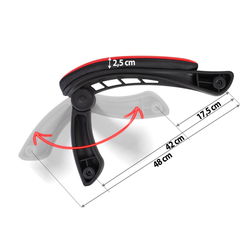 Porankiai foteliui Cerber raudona pora