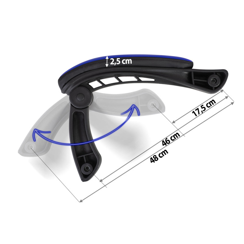 Porankiai foteliui Cerber mėlyna pora