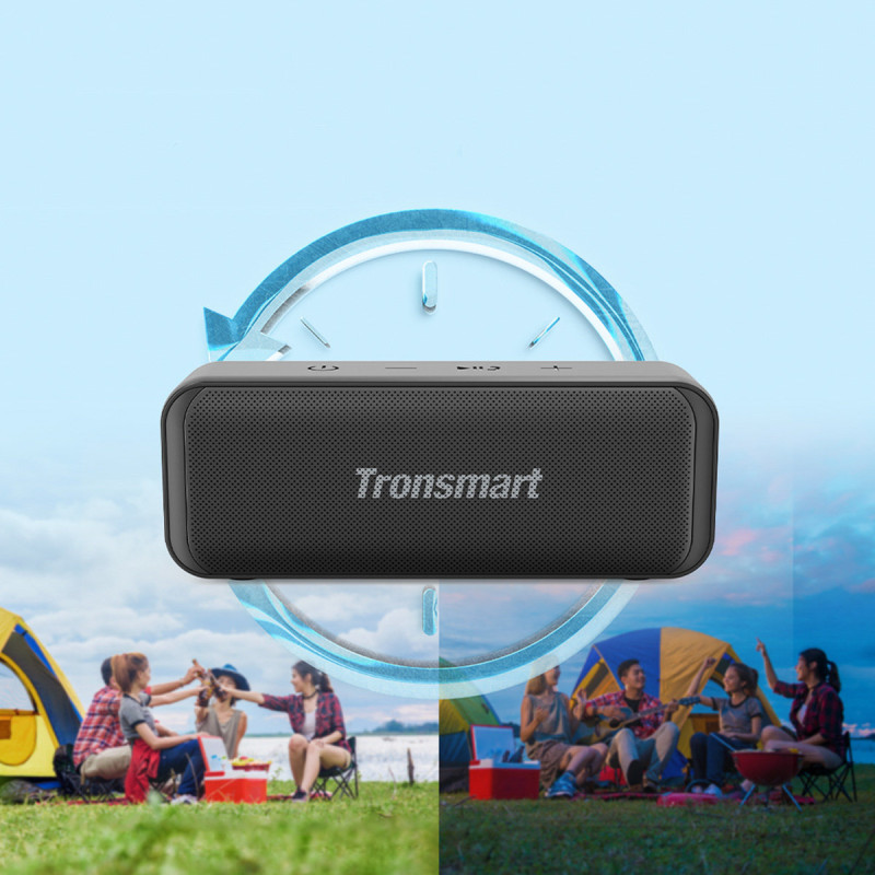10 W T2 Mini belaidis Bluetooth garsiakalbis pilkas