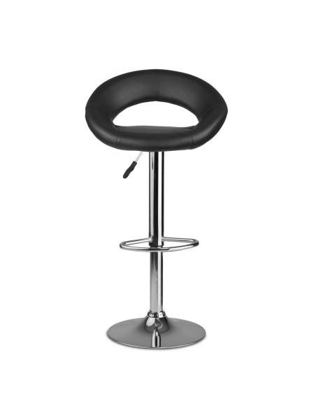 Baro kėdė su atlošu Forza juoda Baro kėdė su atlošu Forza juoda