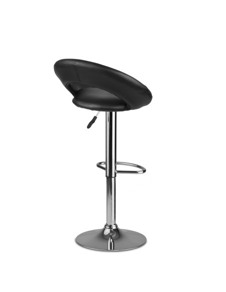 Baro kėdė su atlošu Forza juoda Baro kėdė su atlošu Forza juoda