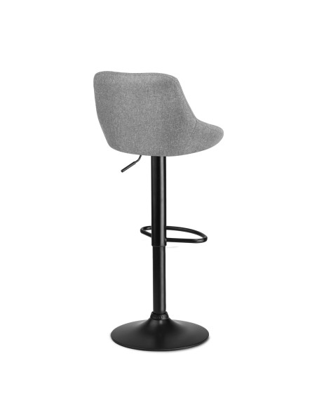 Baro kėdė su atlošu Nerra pilka medžiaga Baro kėdė su atlošu Nerra pilka medžiaga