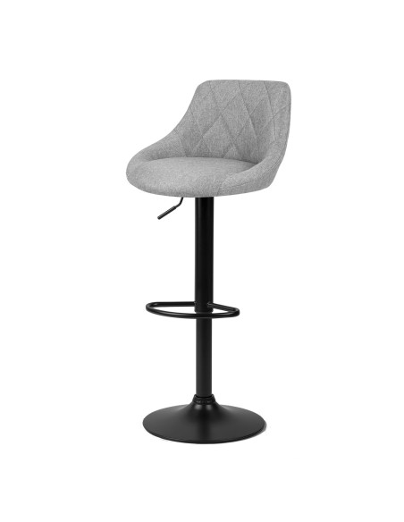 Baro kėdė su atlošu Nerra pilka medžiaga Baro kėdė su atlošu Nerra pilka medžiaga