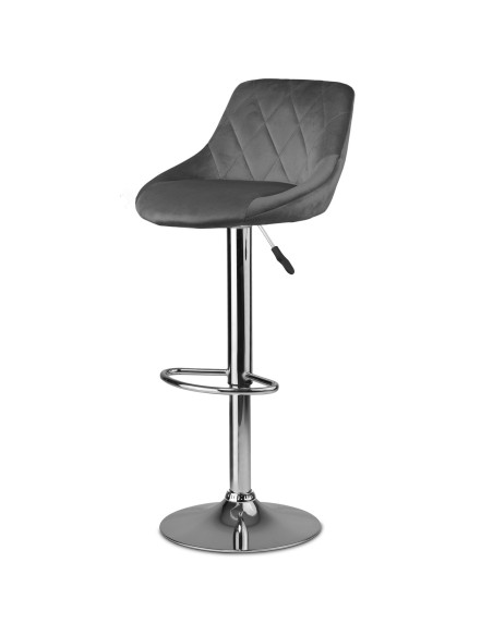 Baro kėdė su atlošu Nerra pilka Baro kėdė su atlošu Nerra pilka