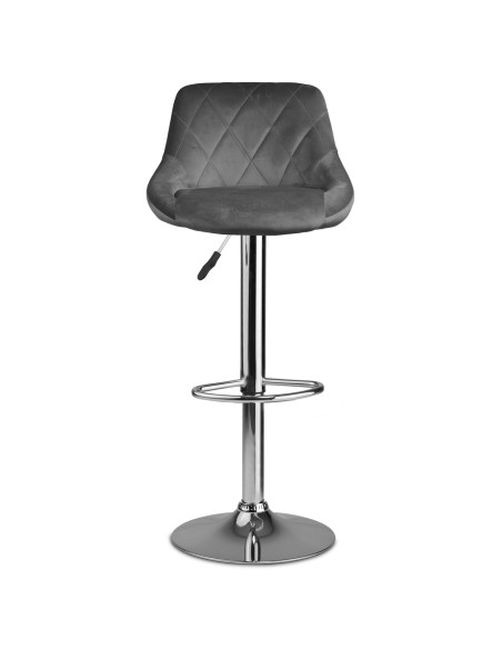 Baro kėdė su atlošu Nerra pilka Baro kėdė su atlošu Nerra pilka