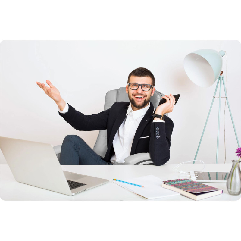 Porankiai foteliui Porto pilki